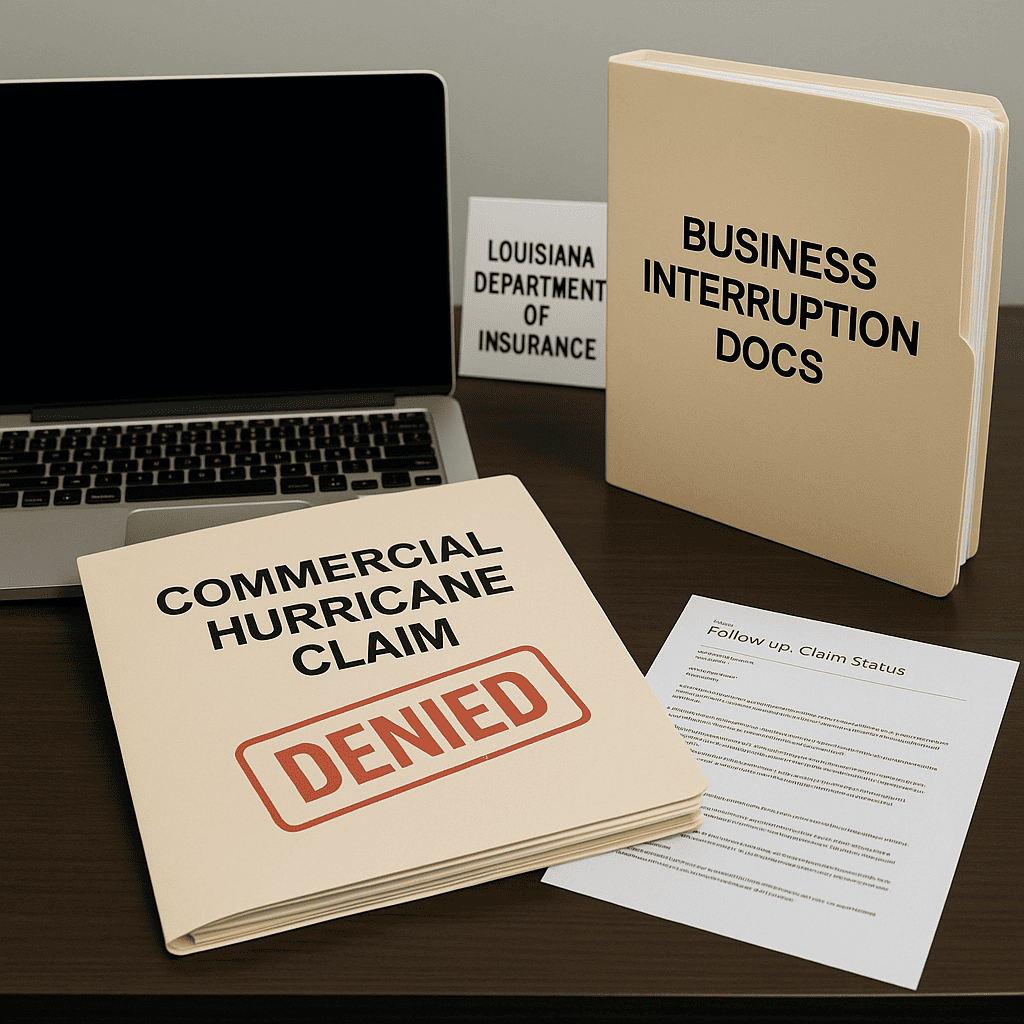 Legal strategies to resolve denied or delayed hurricane claims for Louisiana business owners through Bloom Legal Network
