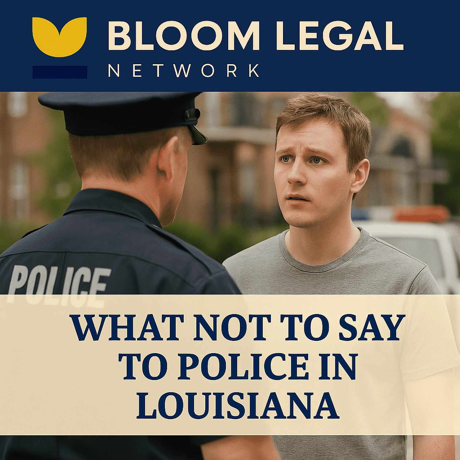 Bloom Legal Network blog cover emphasizing criminal defense rights and guidance for Louisiana residents.