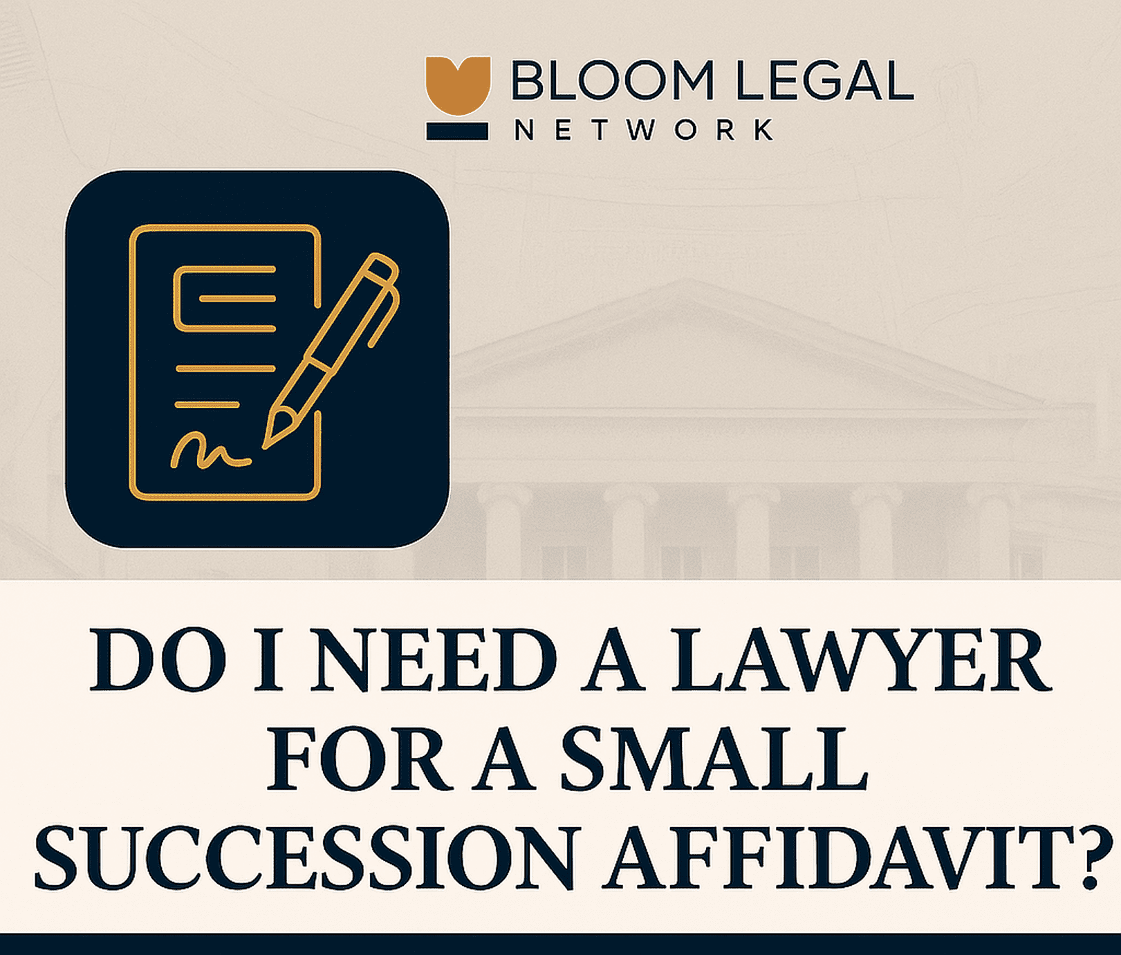 Legal guidance on small successions in Louisiana, including when to use a small succession affidavit and why families in New Orleans and Southeast Louisiana may still need a lawyer.